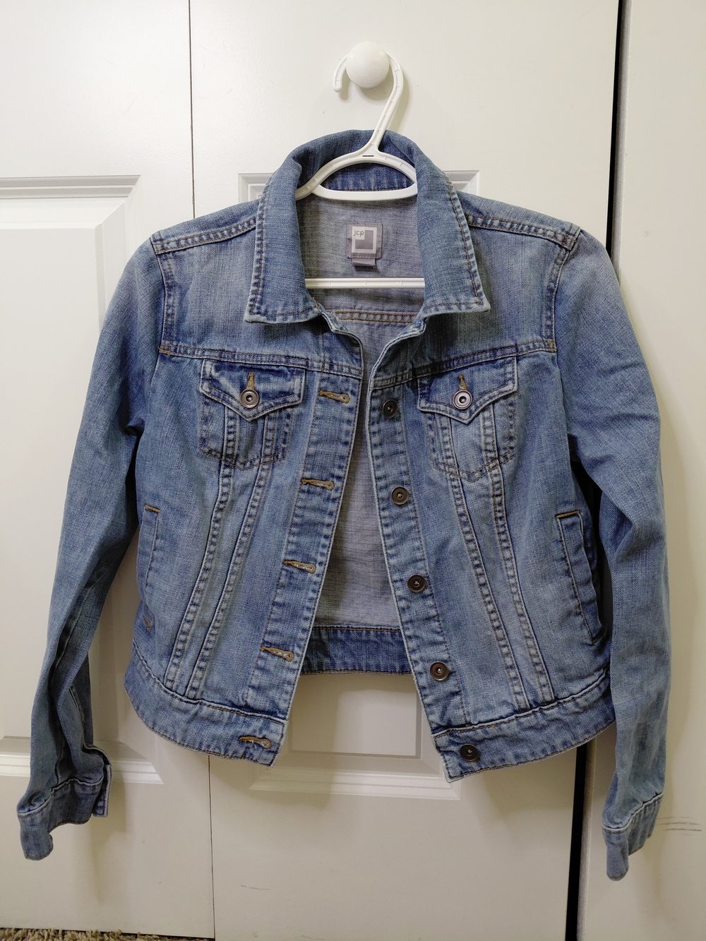 jcpenney Light Blue Denim Trucker Jacket